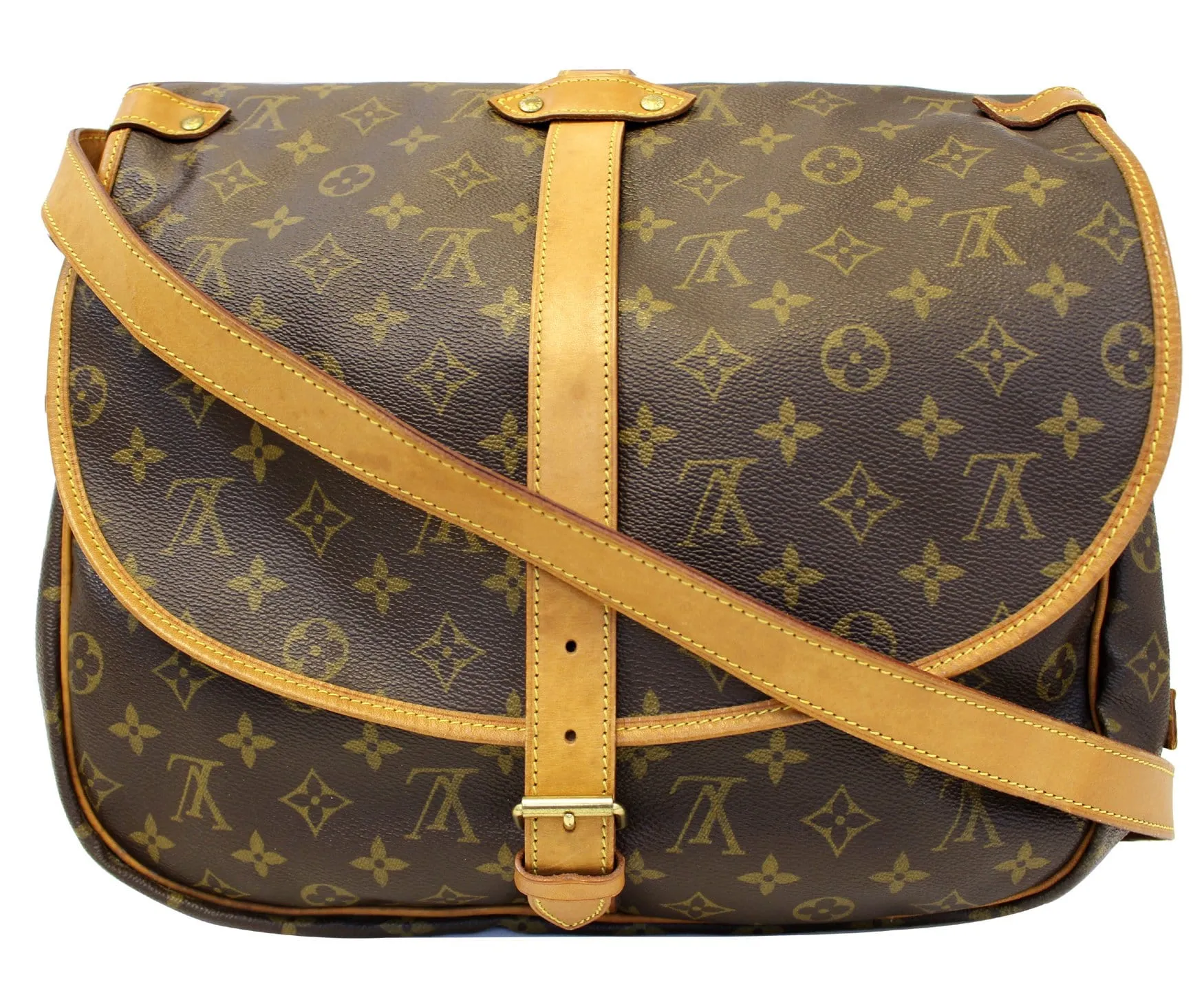 LOUIS VUITTON Monogram Saumur 35 Shoulder Bag