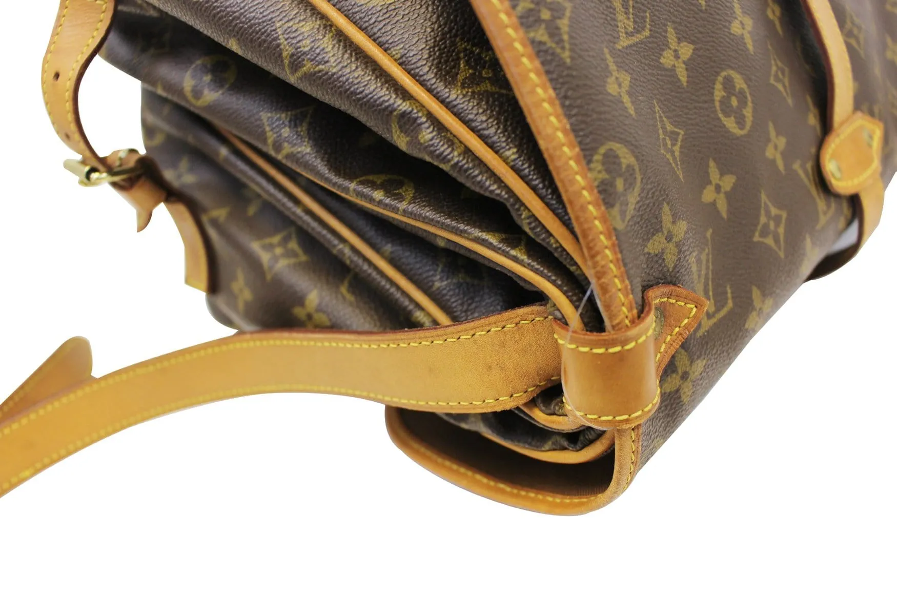 LOUIS VUITTON Monogram Saumur 35 Shoulder Bag