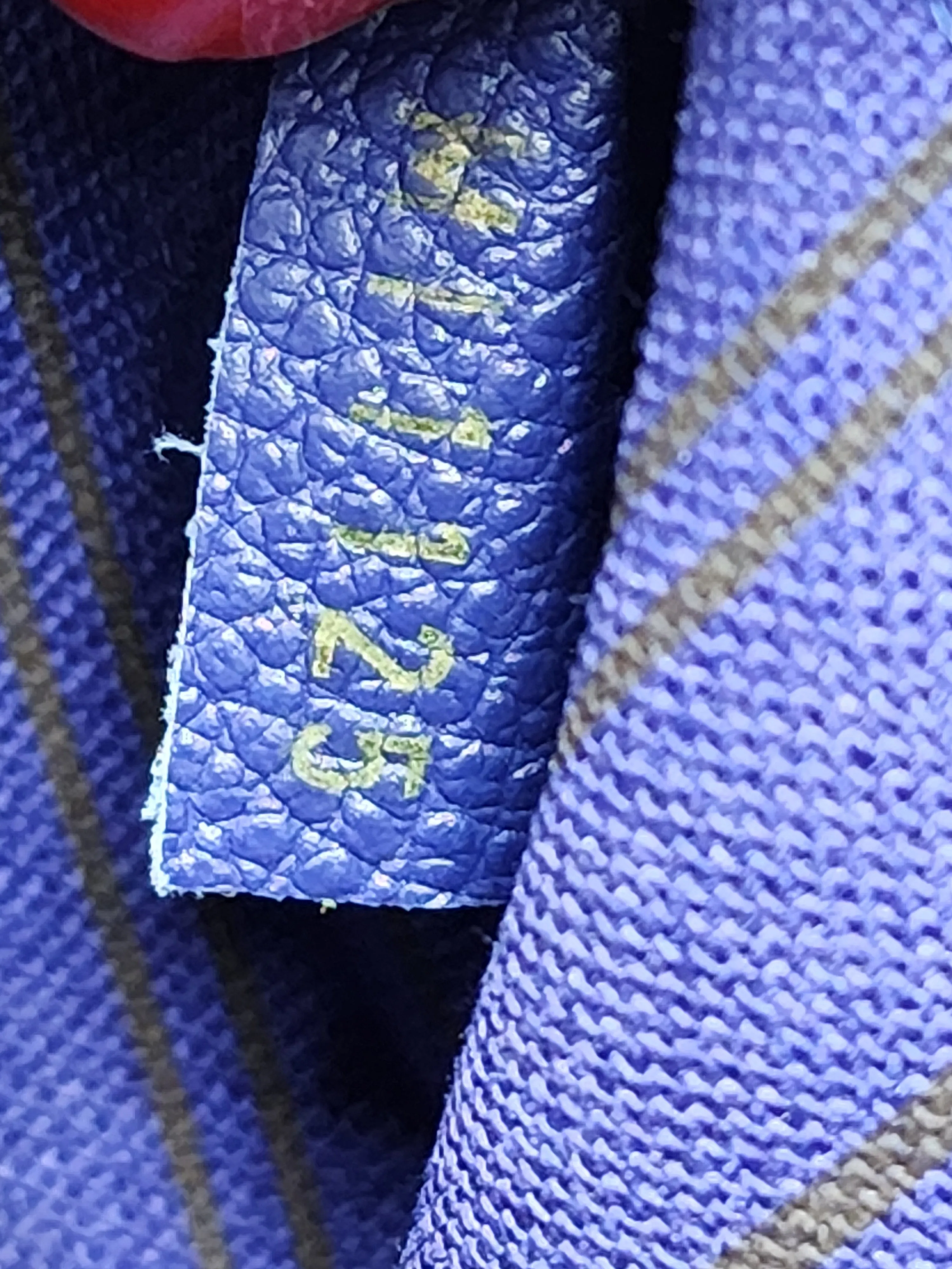 LOUIS VUITTON MONTAIGNE MM, CELESTE BLUE EMPREINTE