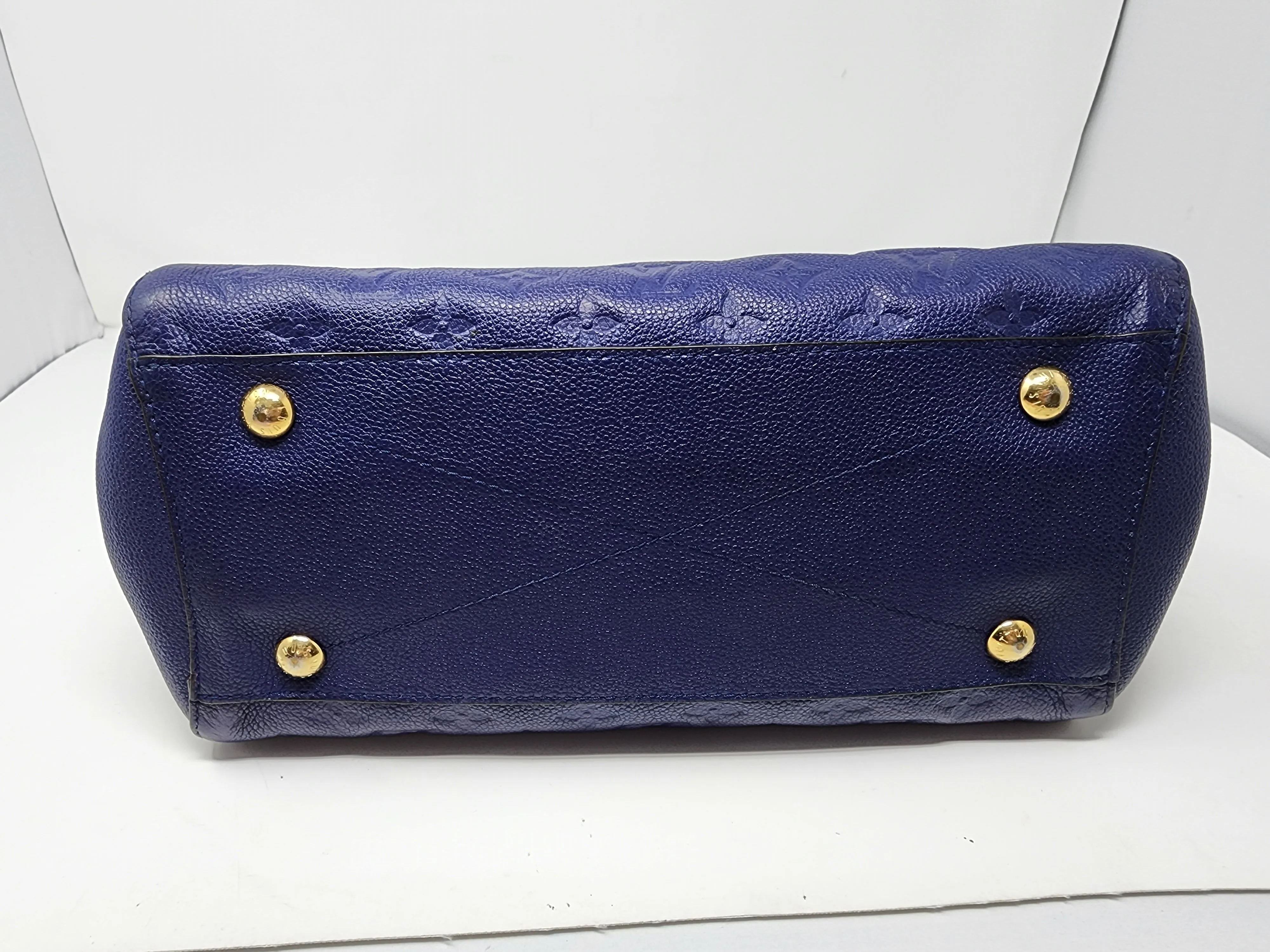 LOUIS VUITTON MONTAIGNE MM, CELESTE BLUE EMPREINTE