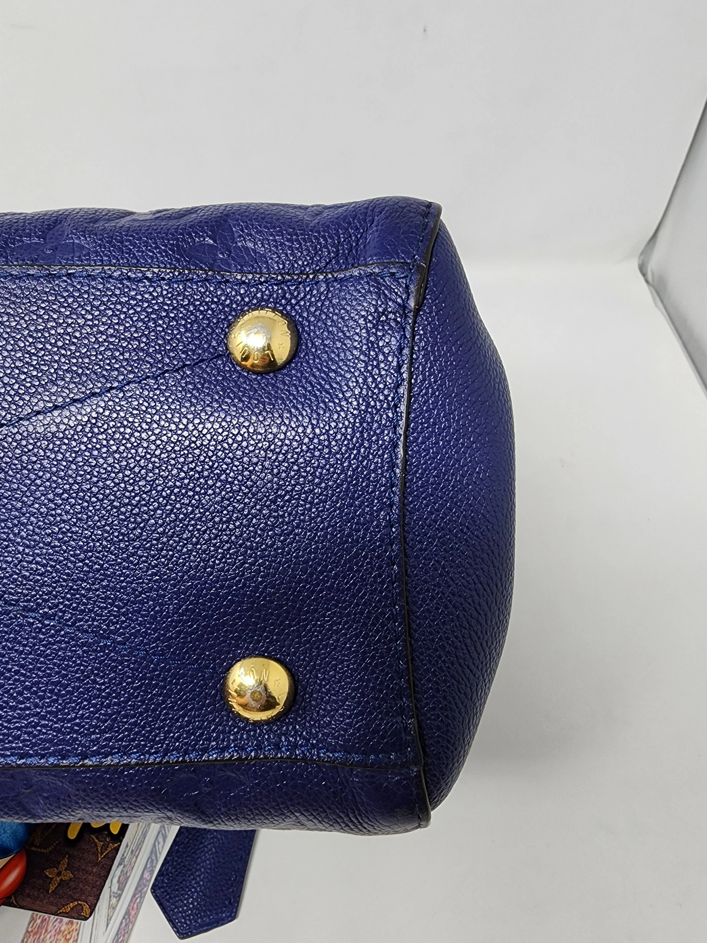 LOUIS VUITTON MONTAIGNE MM, CELESTE BLUE EMPREINTE