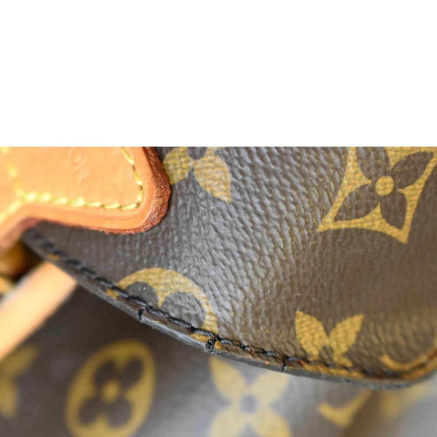 LOUIS VUITTON Montsouris Monogram Canvas Backpack Bag Brown