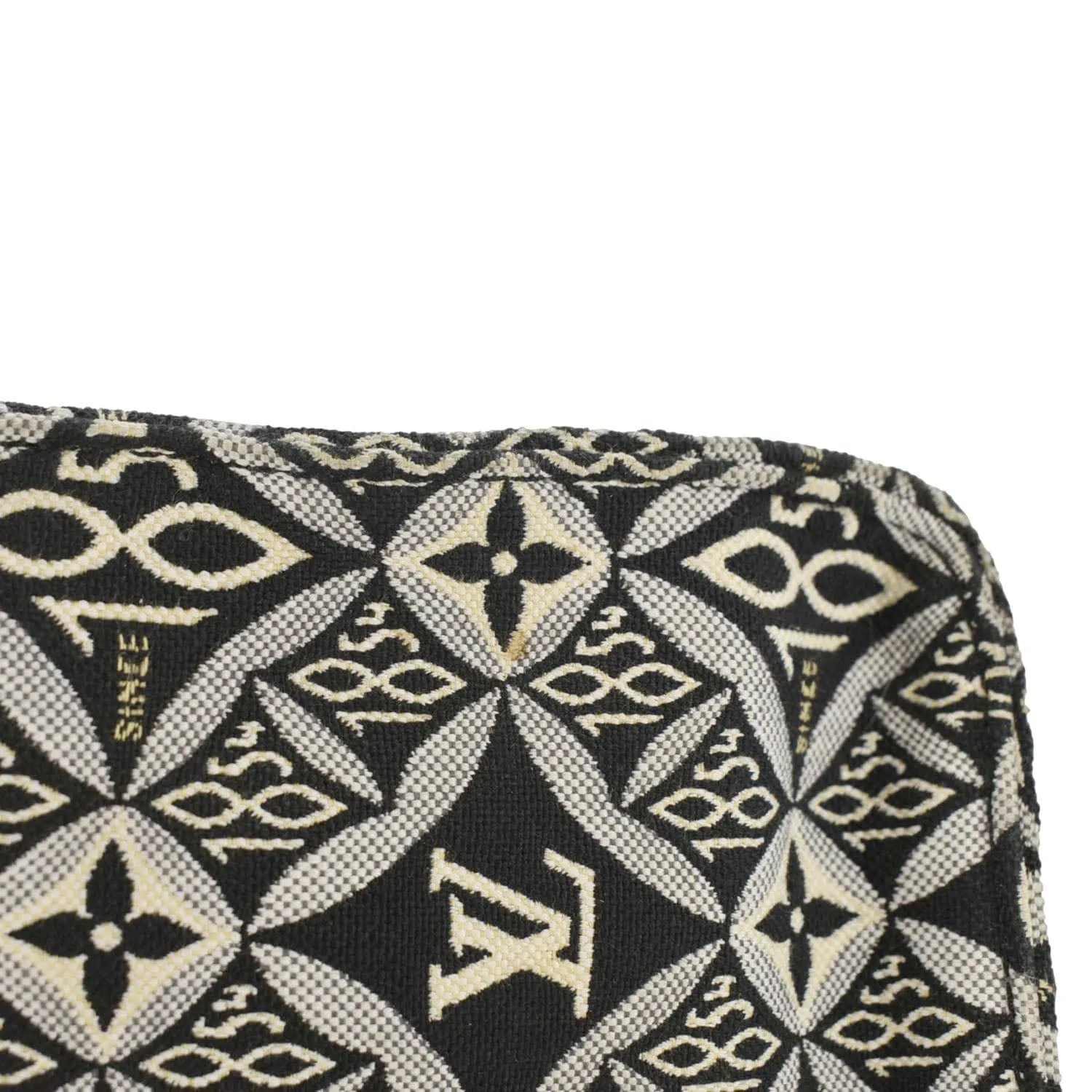 LOUIS VUITTON Onthego GM 1854 Jacquard Tote Bag Grey