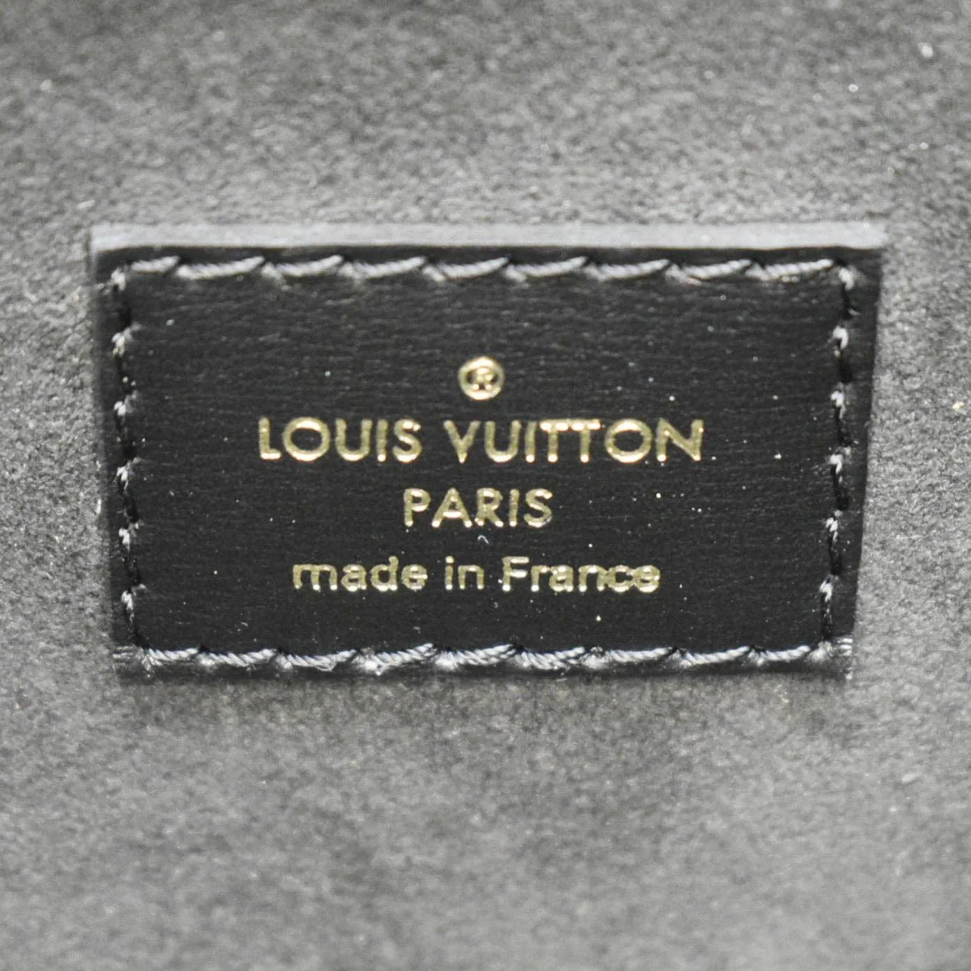 LOUIS VUITTON Onthego GM 1854 Jacquard Tote Bag Grey