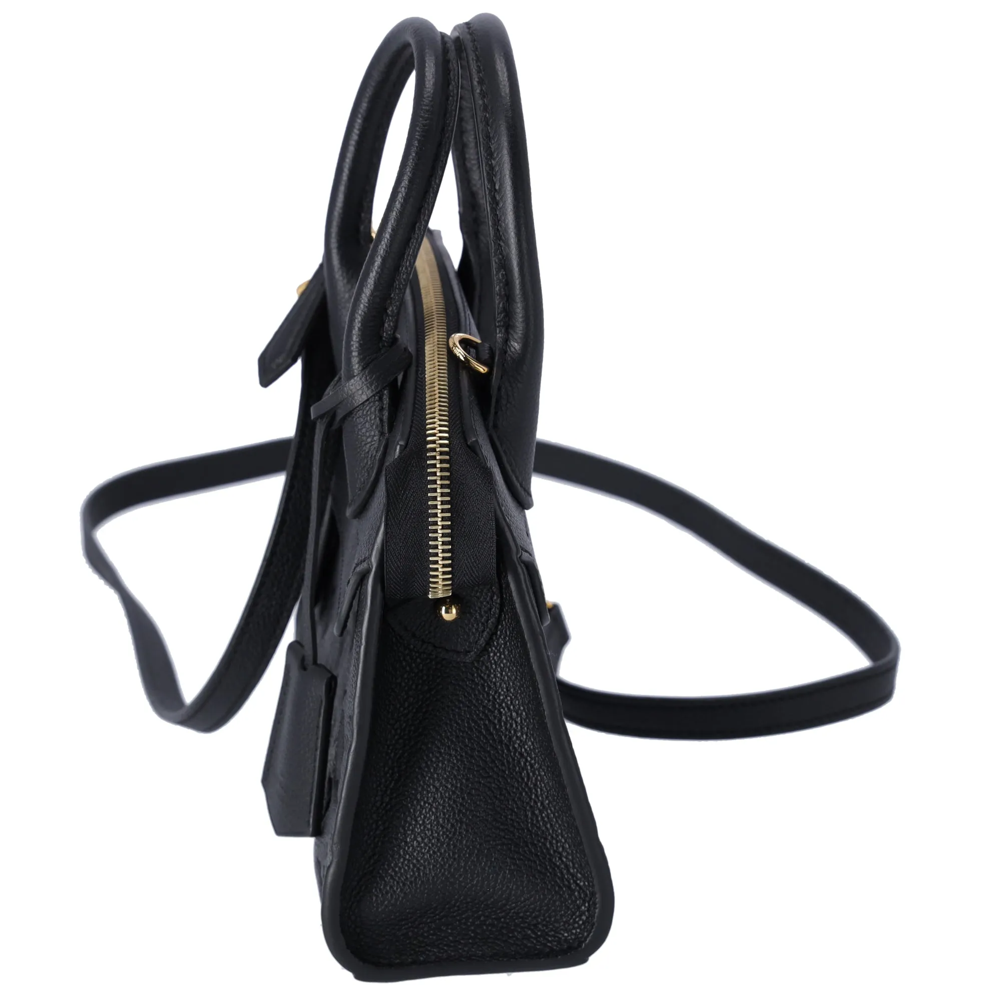 Louis Vuitton Pont Neuf Mini Satchel Monogram Empreinte M41743 Black