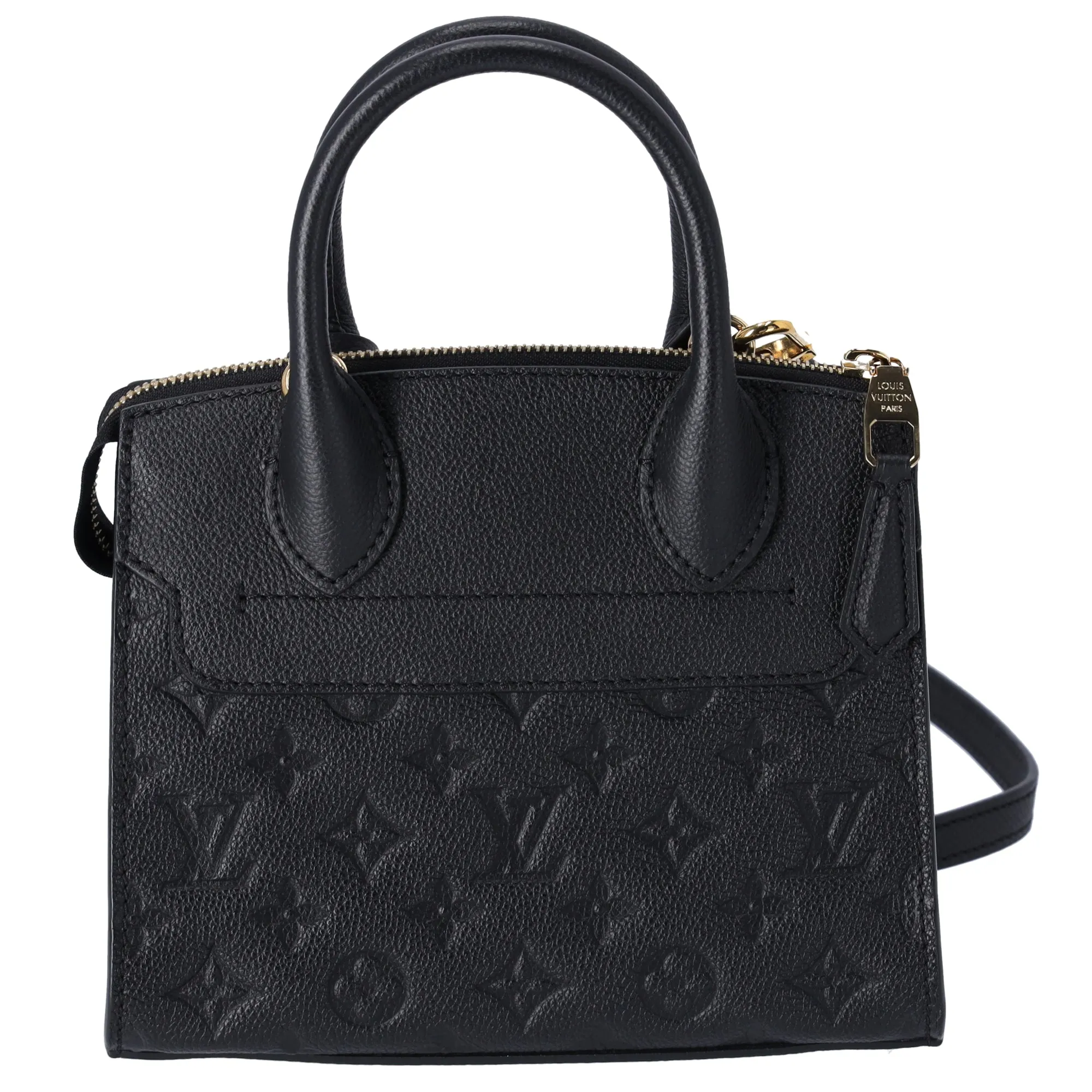 Louis Vuitton Pont Neuf Mini Satchel Monogram Empreinte M41743 Black