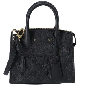 Louis Vuitton Pont Neuf Mini Satchel Monogram Empreinte M41743 Black