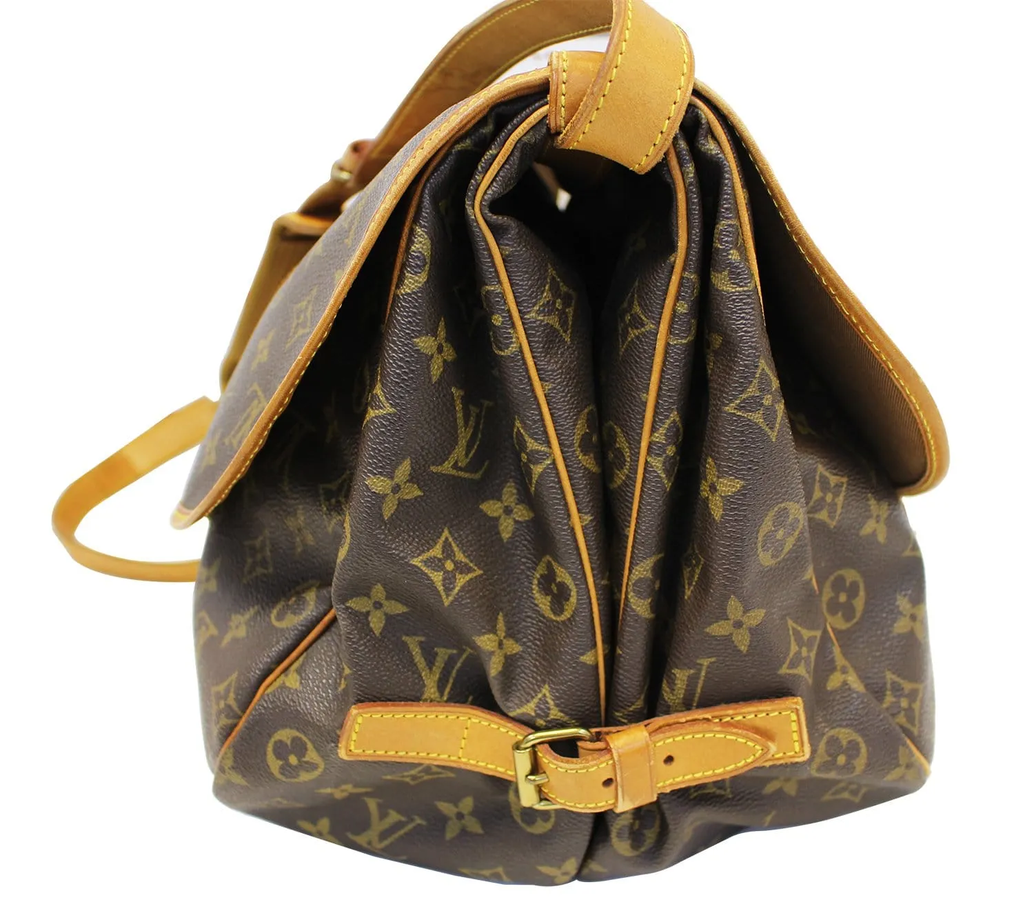 LOUIS VUITTON Pre Owned Shoulder Bag Monogram Saumur 35