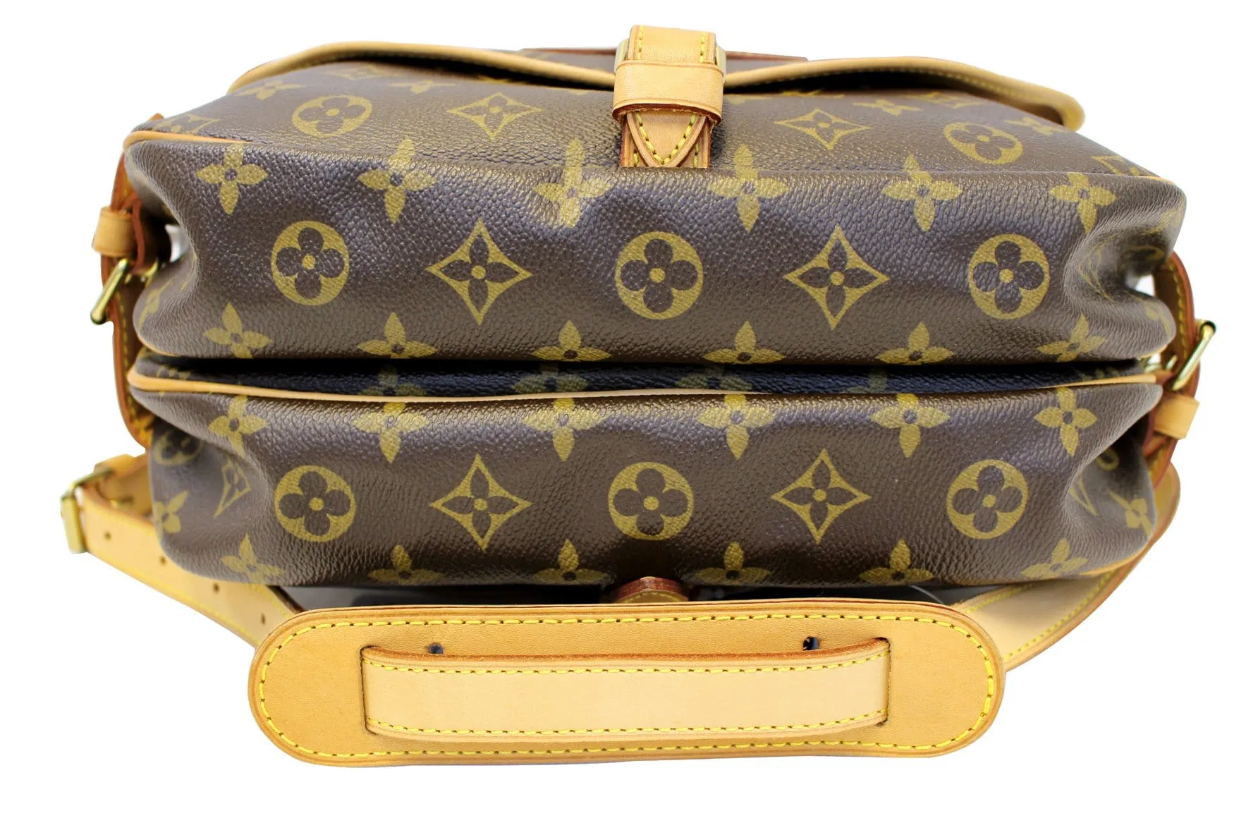 LOUIS VUITTON Shoulder Bag Monogram Canvas Saumur 30