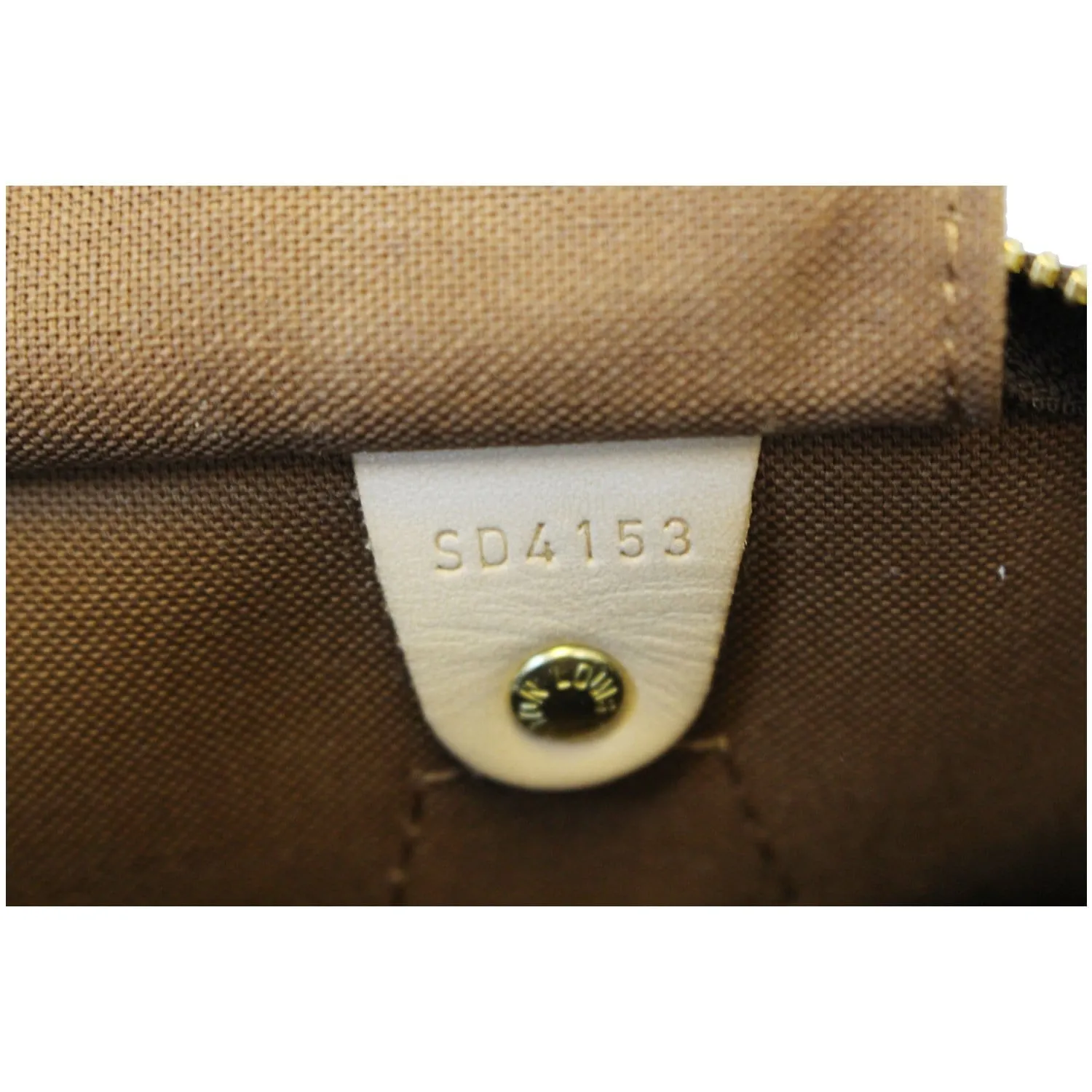LOUIS VUITTON Speedy 30 Monogram Canvas Brown Satchel Bag