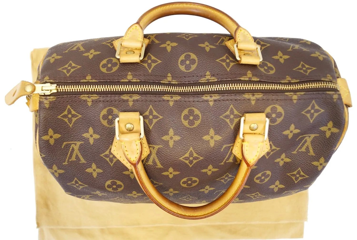 LOUIS VUITTON Speedy 30 Monogram Canvas  Satchel Bag
