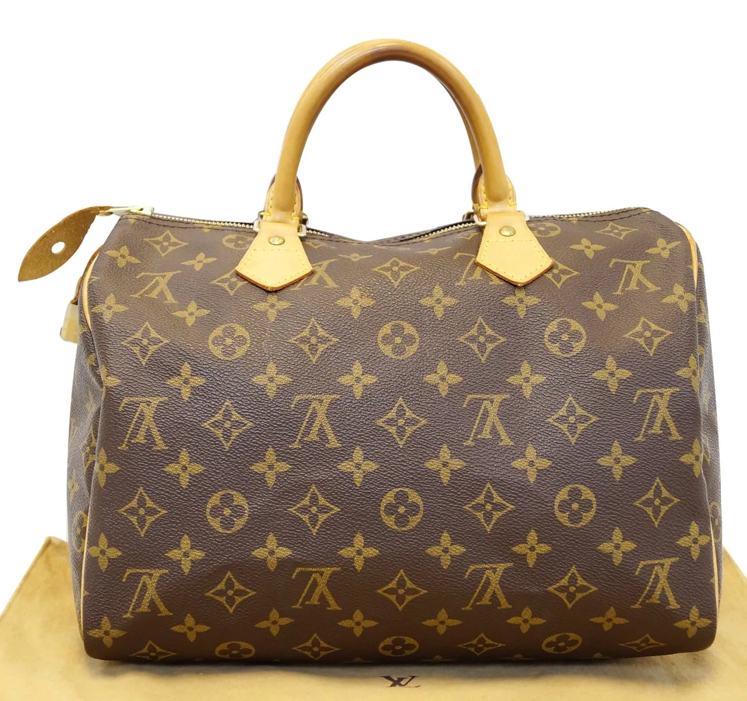 LOUIS VUITTON Speedy 30 Monogram Canvas  Satchel Bag