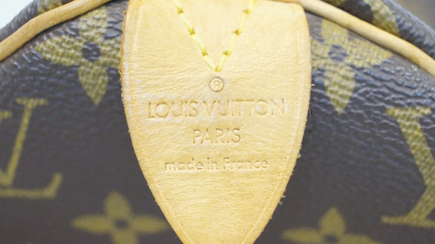 LOUIS VUITTON Speedy 30 Monogram Canvas  Satchel Bag