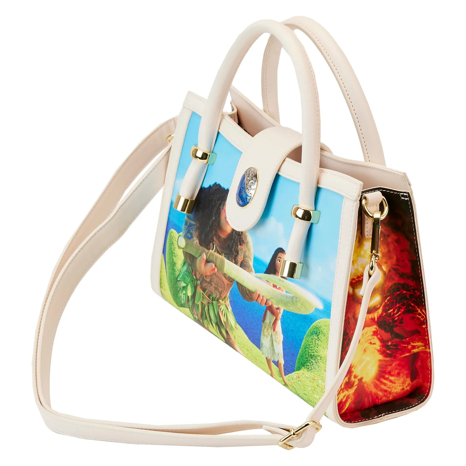 Loungefly Disney Moana Princess Scene Series Crossbody Bag