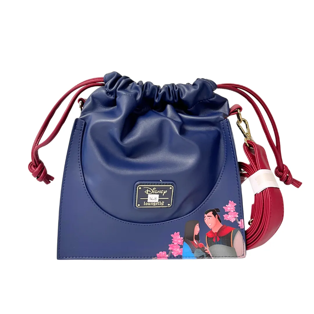 Loungefly Disney Mulan Castle Cinch Sack Crossbody DEFECTIVE #368