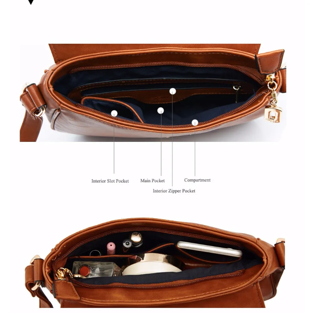 <bold>Crossbody / Shoulder Bag <br>Vegan-Leather