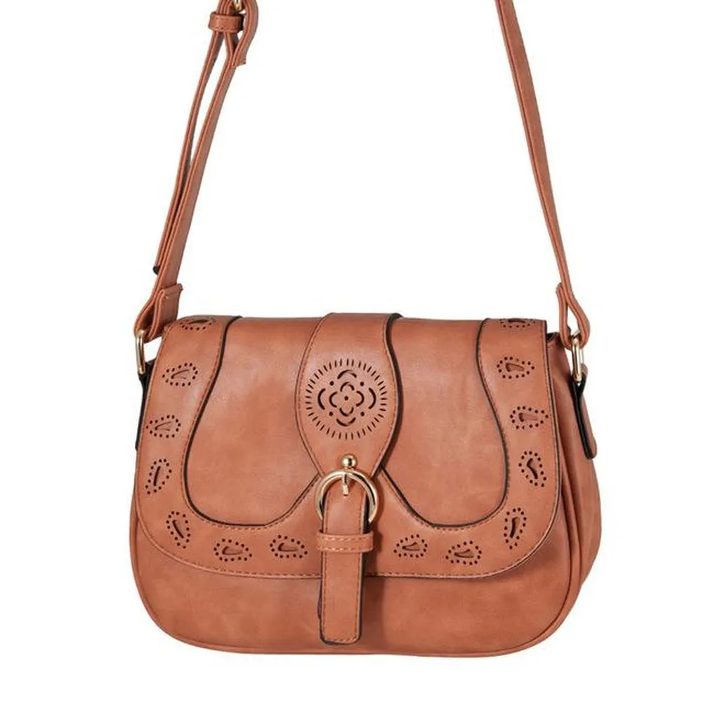 <bold>Crossbody / Shoulder Bag <br>Vegan-Leather