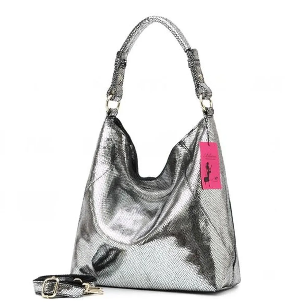 <bold>Hobo / Tote Bag <br>Genuine-Leather
