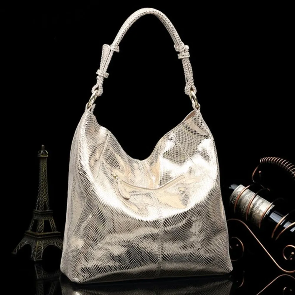 <bold>Hobo / Tote Bag <br>Genuine-Leather