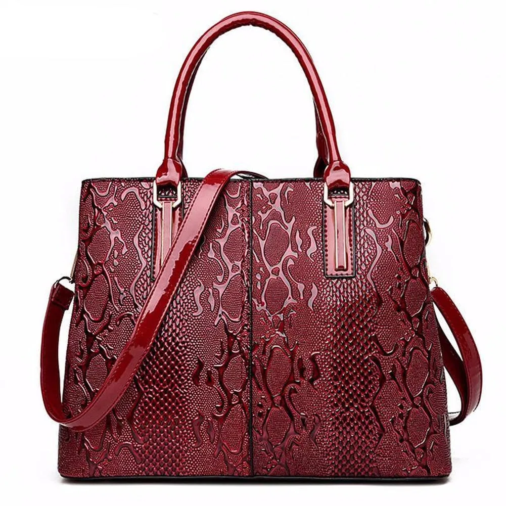 <bold>Top-Handle / Crossbody Bag  <br>Vegan-Leather