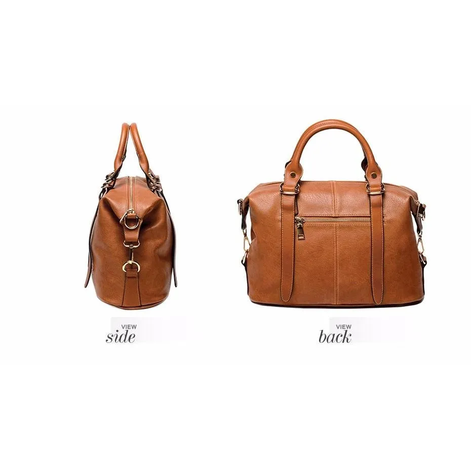 <bold>Top-Handle  / Crossbody Bag  <br>Vegan-Leather