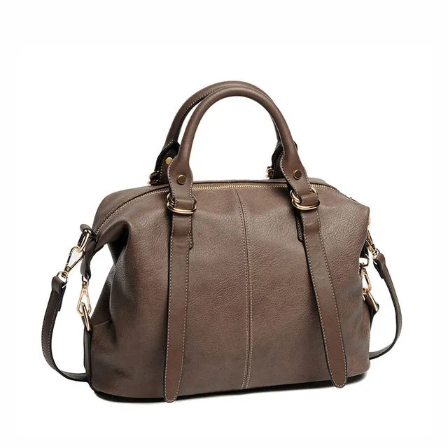 <bold>Top-Handle  / Crossbody Bag  <br>Vegan-Leather