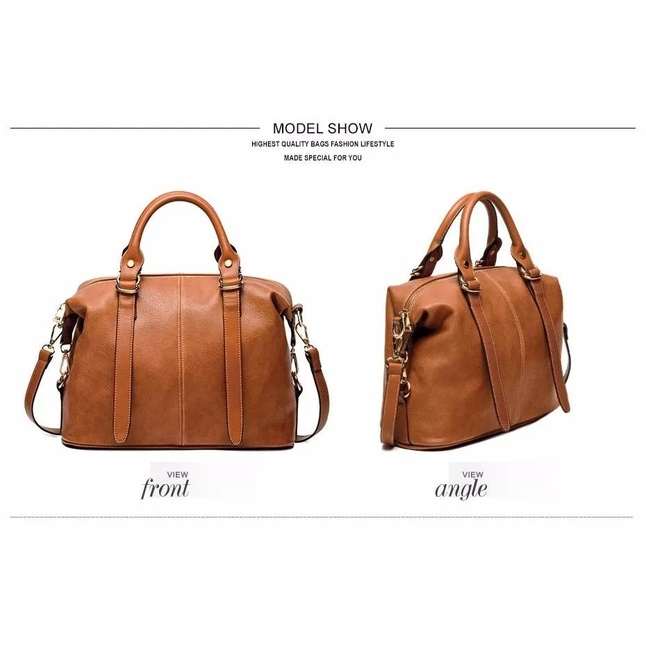 <bold>Top-Handle  / Crossbody Bag  <br>Vegan-Leather