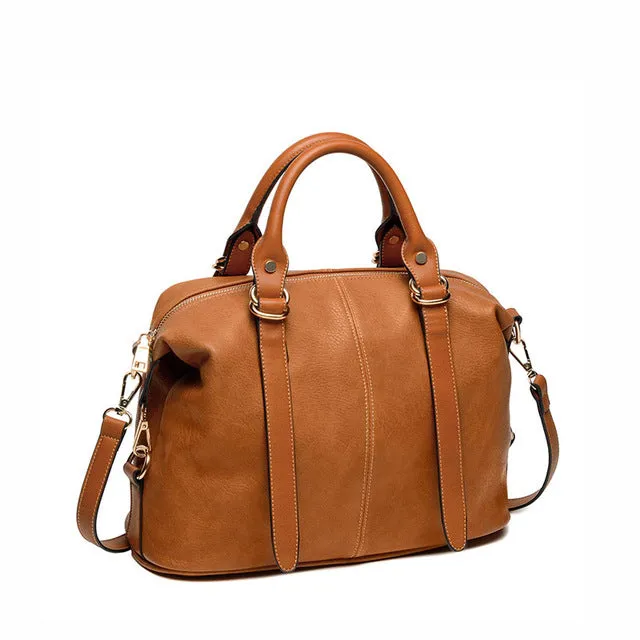 <bold>Top-Handle  / Crossbody Bag  <br>Vegan-Leather