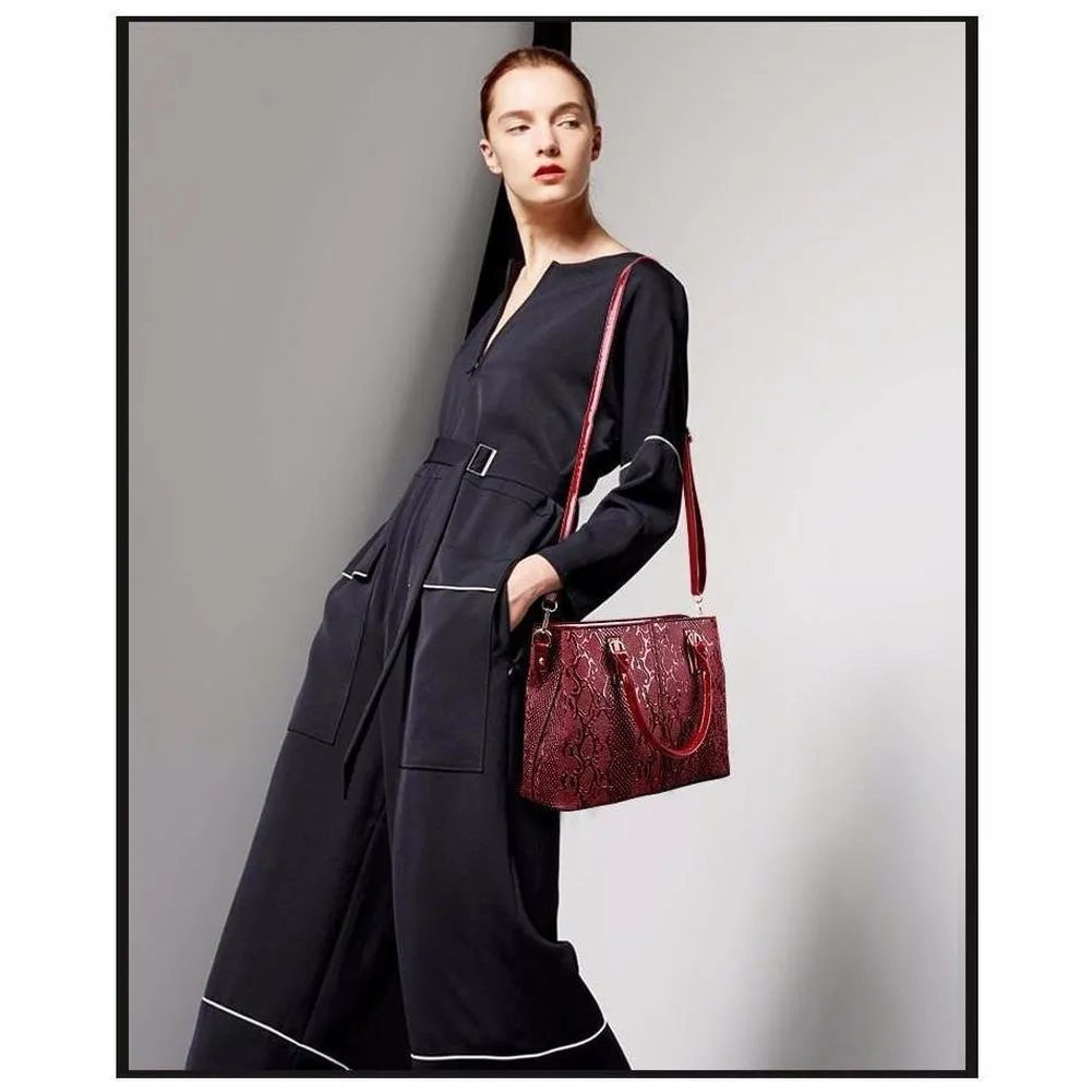 <bold>Top-Handle / Crossbody Bag  <br>Vegan-Leather