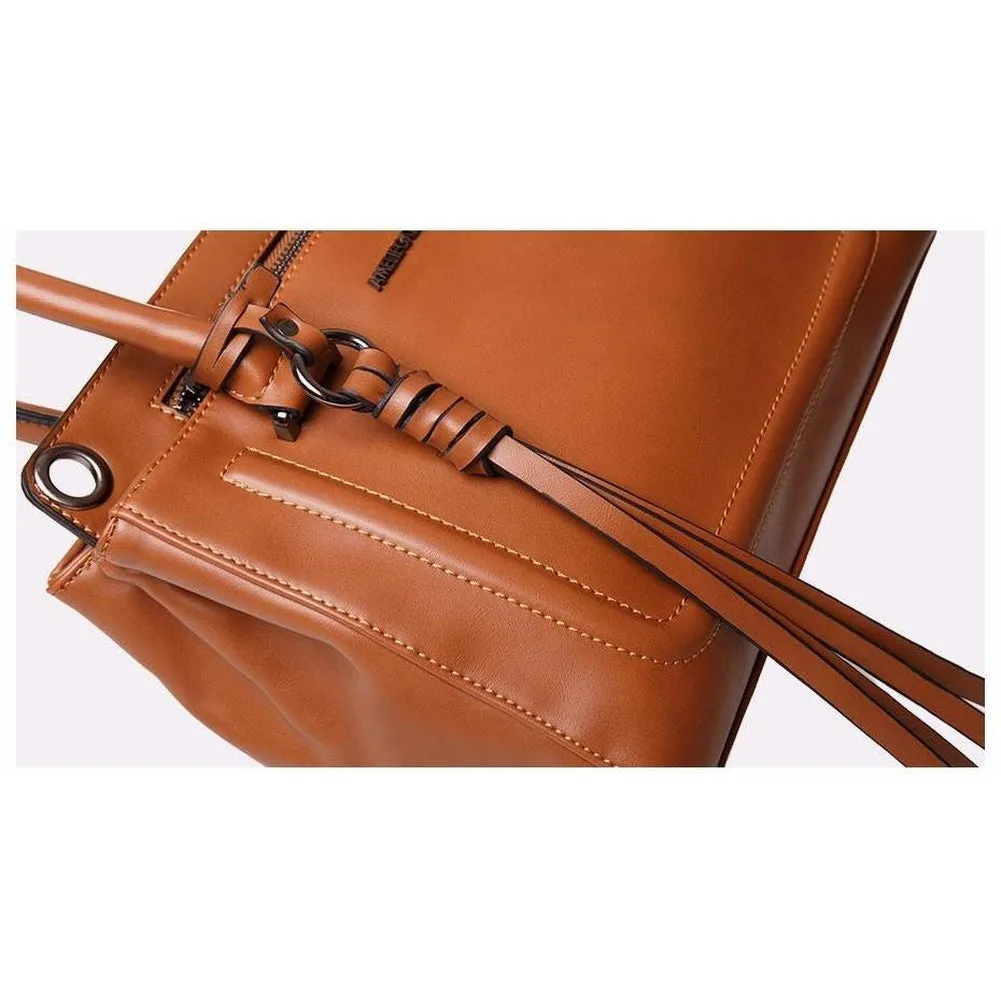 <bold>Top-Handle / Tote  Bag  <br>Vegan-Leather