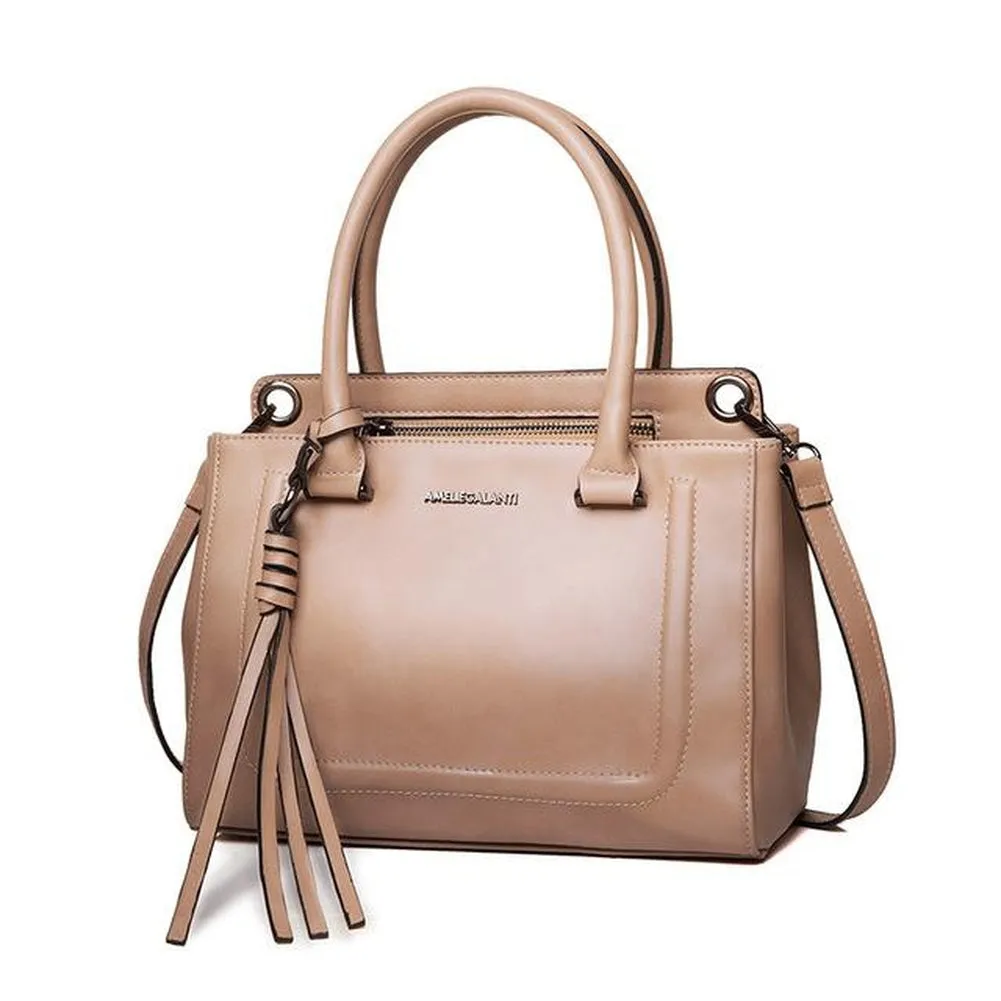 <bold>Top-Handle / Tote  Bag  <br>Vegan-Leather