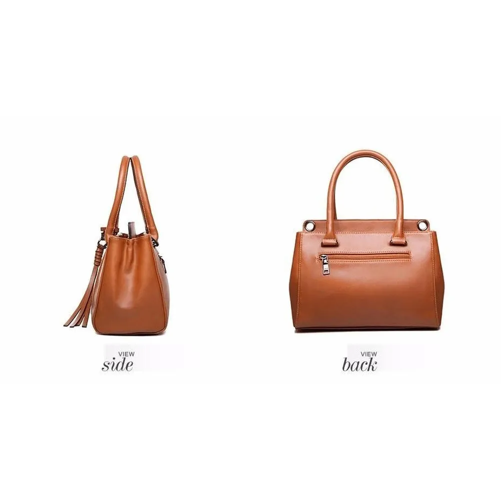 <bold>Top-Handle / Tote  Bag  <br>Vegan-Leather