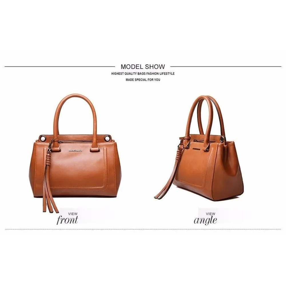 <bold>Top-Handle / Tote  Bag  <br>Vegan-Leather