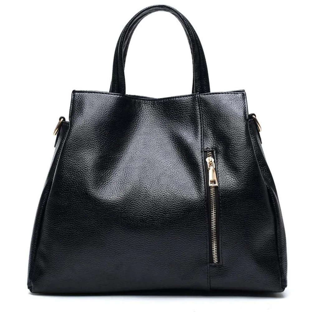 <bold>Tote Bag & Clutch Set <br>Vegan-Leather