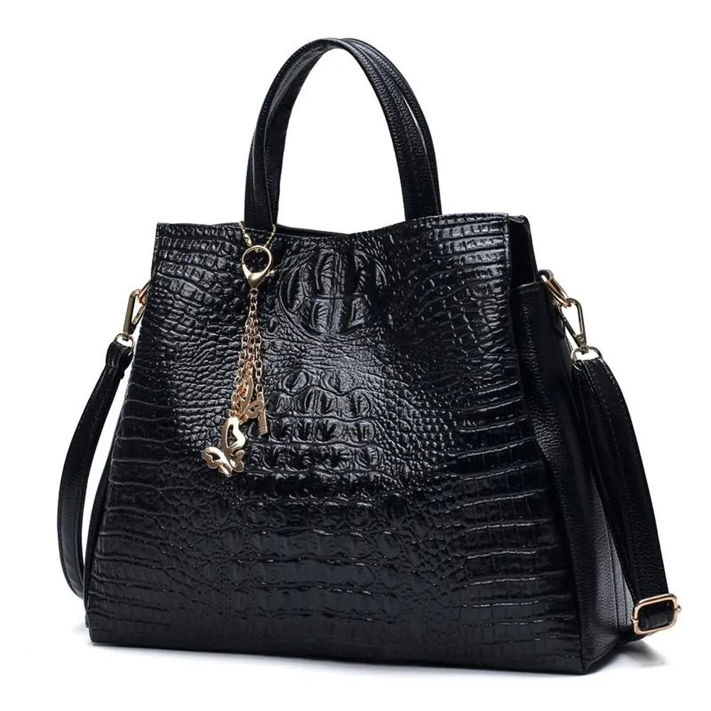 <bold>Tote Bag & Clutch Set <br>Vegan-Leather