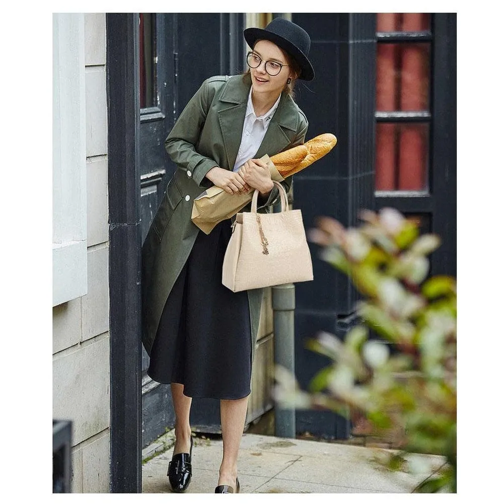 <bold>Tote Bag & Clutch Set <br>Vegan-Leather