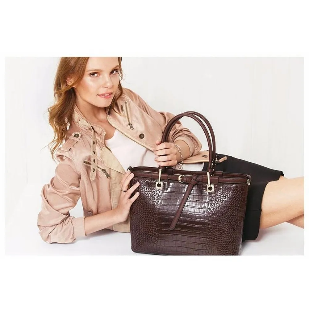 <bold>Tote / Crossbody Bag <br>Vegan-Leather