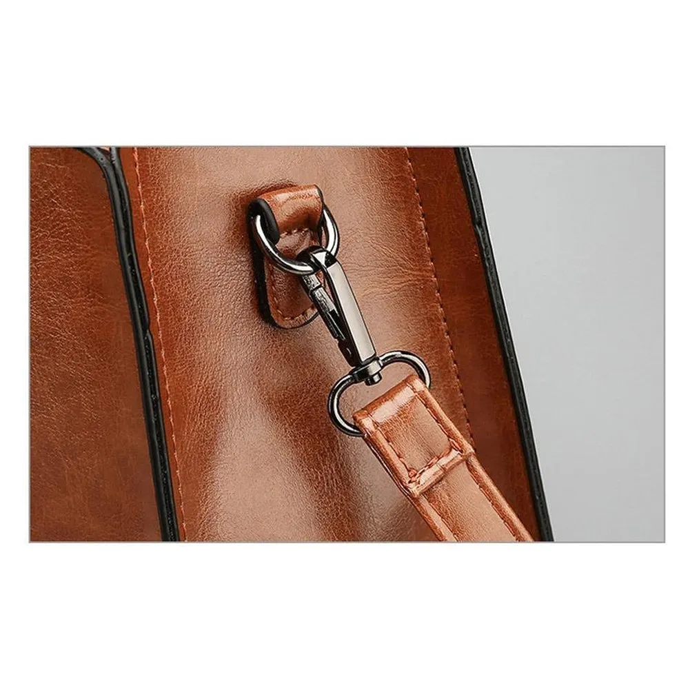 <bold>Tote / Crossbody Bag  <br>Vegan-Leather