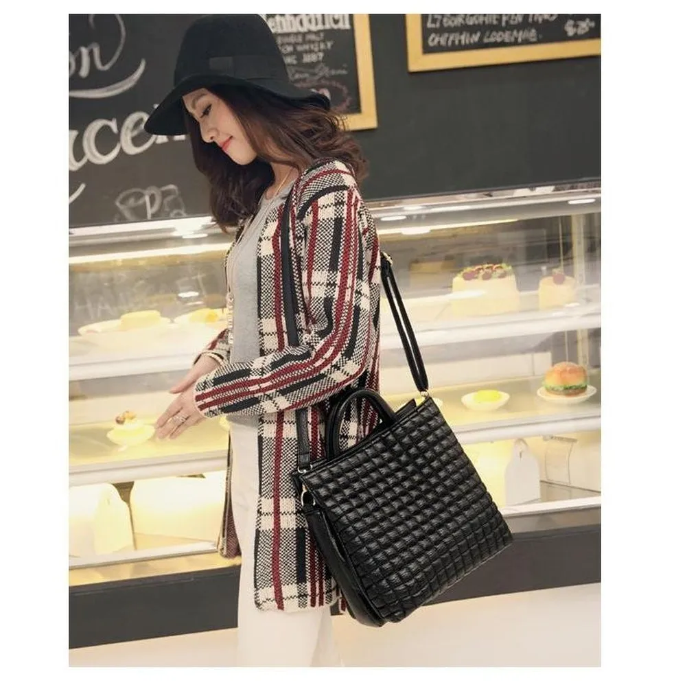 <bold>Tote / Crossbody Bag <br>Vegan-Leather
