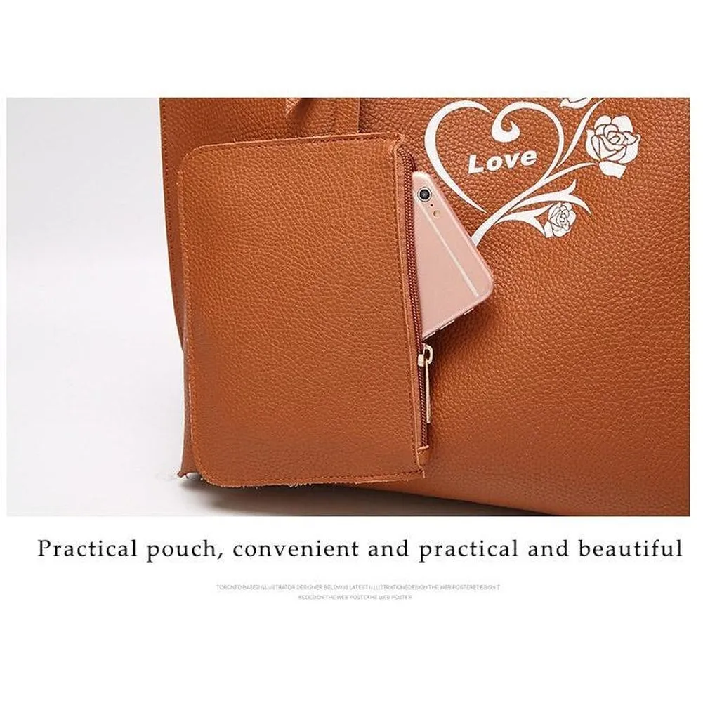 <bold>Tote / Crossbody Bag <br>Vegan-Leather