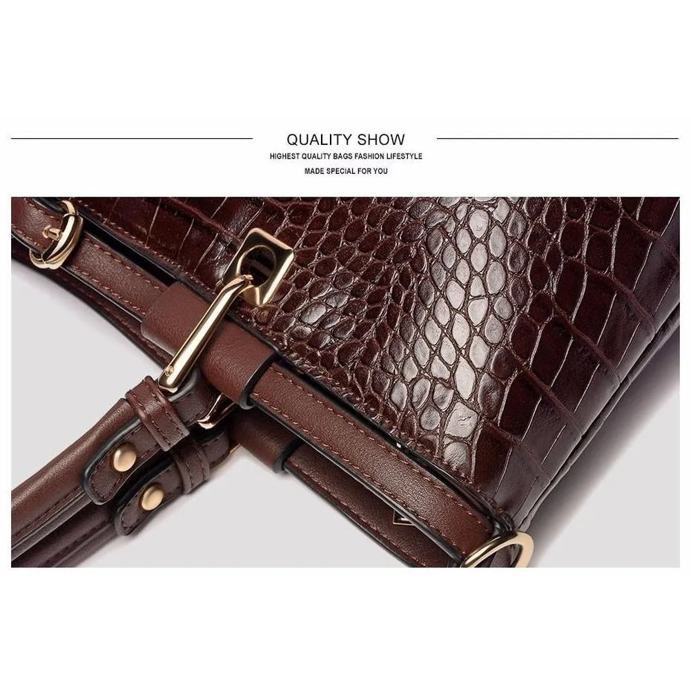 <bold>Tote / Crossbody Bag <br>Vegan-Leather
