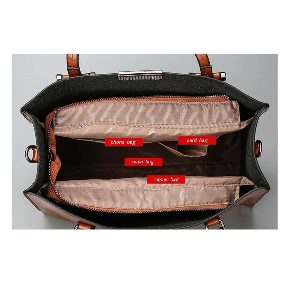 <bold>Tote / Crossbody Bag  <br>Vegan-Leather