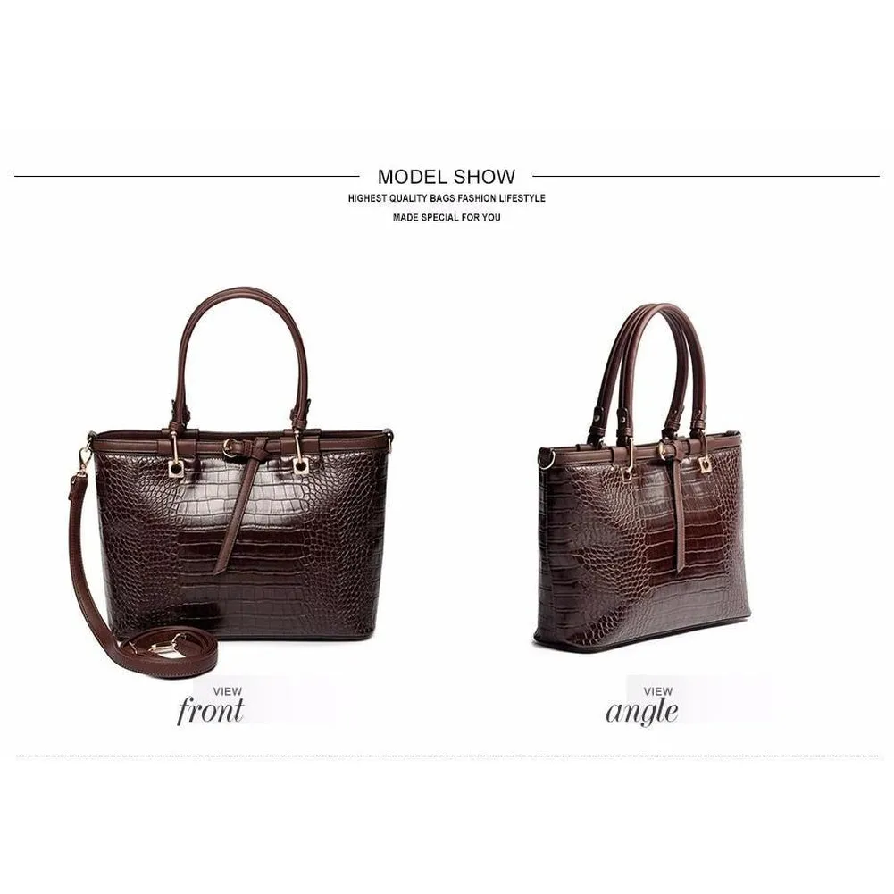 <bold>Tote / Crossbody Bag <br>Vegan-Leather