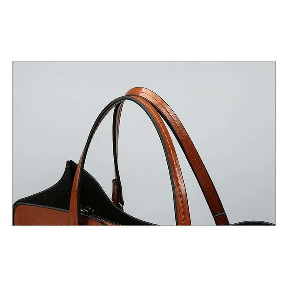 <bold>Tote / Crossbody Bag  <br>Vegan-Leather