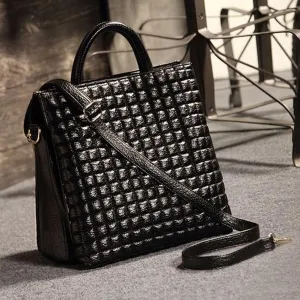 <bold>Tote / Crossbody Bag <br>Vegan-Leather