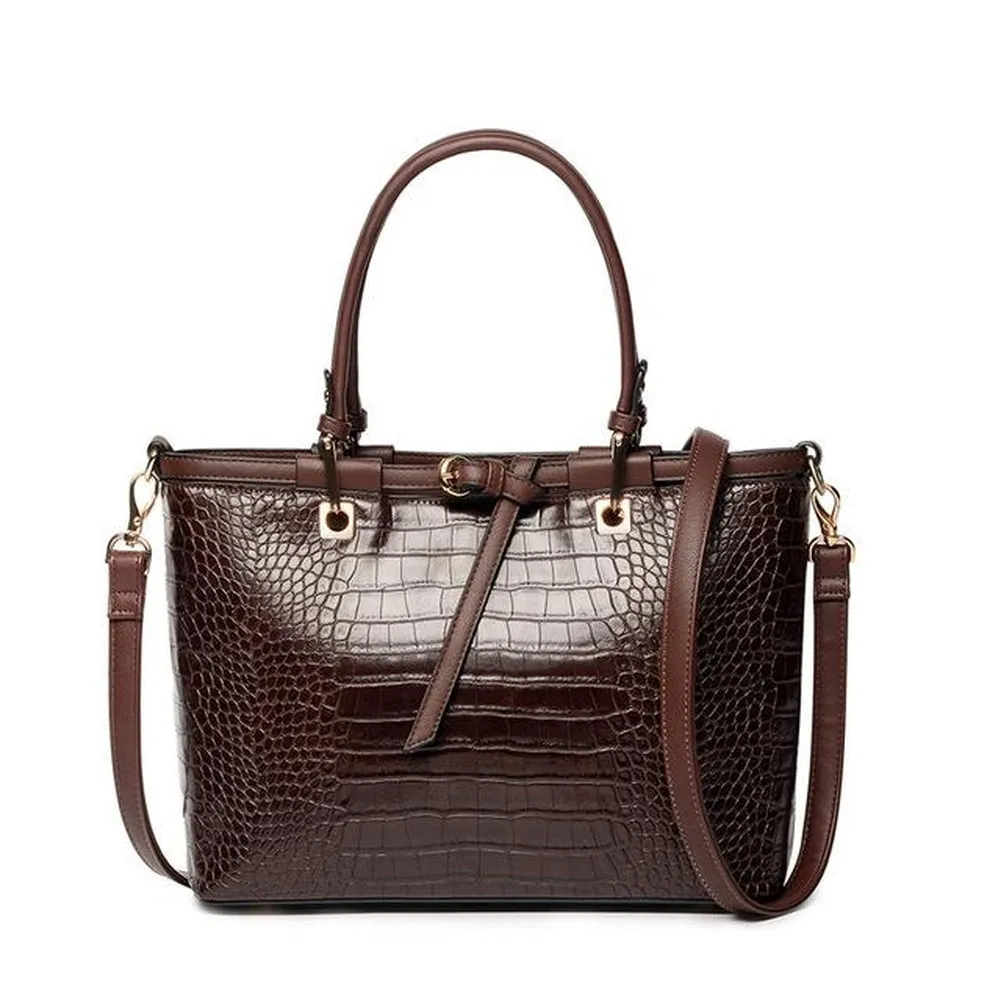 <bold>Tote / Crossbody Bag <br>Vegan-Leather