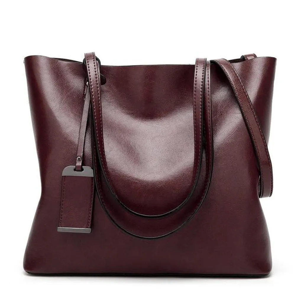 <bold>Tote  / Shoulder Bag  <br>Vegan-Leather