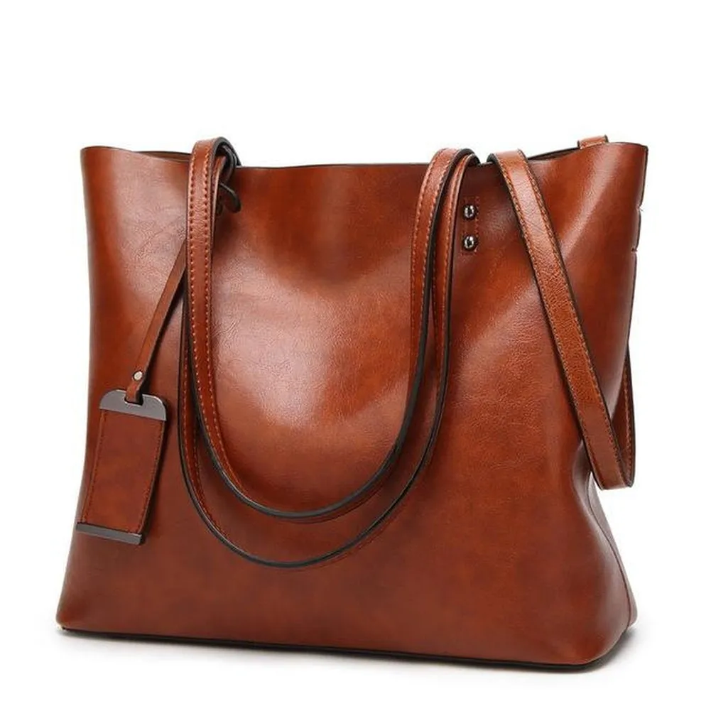 <bold>Tote  / Shoulder Bag  <br>Vegan-Leather