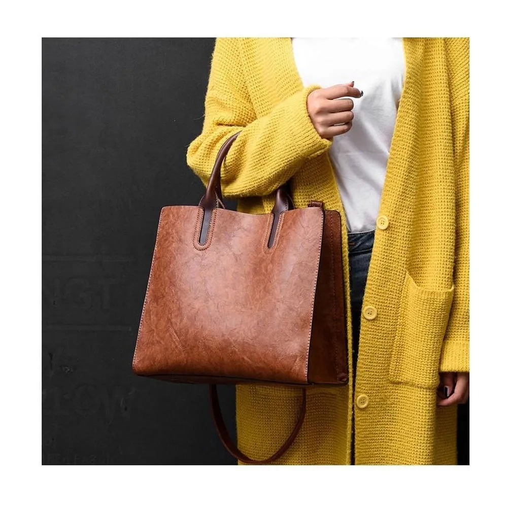 <bold>Tote / Shoulder Bag  <br>Vegan-Leather