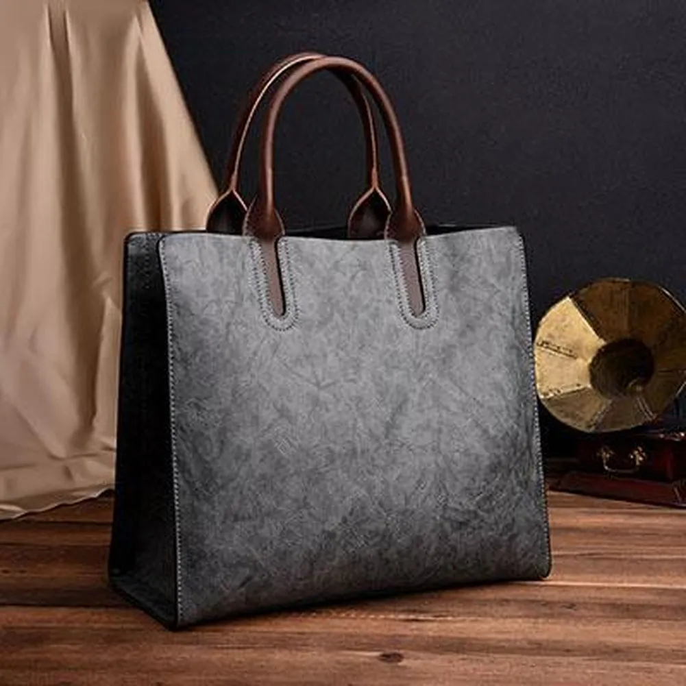 <bold>Tote / Shoulder Bag  <br>Vegan-Leather